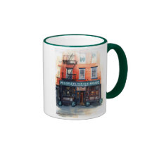 Tasse comportant barres les plus fines de New York