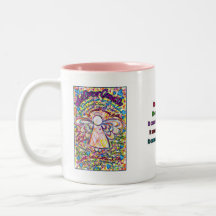 Tasse d'ange de Cancer de coeurs de ressort