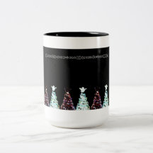 Tasse d'arbres de Noël