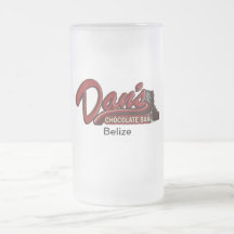 Tasse de bière de barre de chocolat de Dan