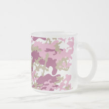 Tasse de bière givrée par Camo rose faite sur comm