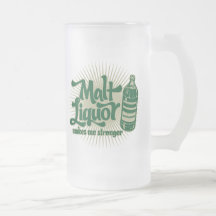 Tasse de boisson alcoolisée de malt