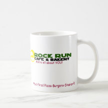 Tasse de café de course de roche et de café de bou