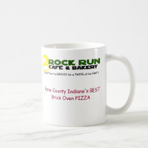 Tasse de café de course de roche et de café de bou