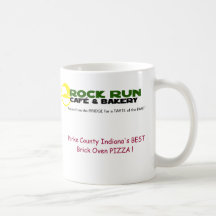 Tasse de café de course de roche et de café de bou