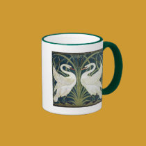 Tasse de café de cygnes tasses