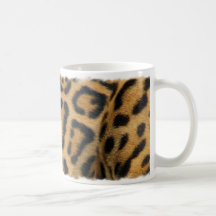 Tasse de café de motif de Jaguar