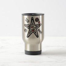 Tasse de café de style de Haida