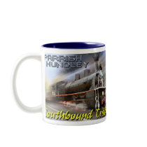 Tasse de café de train allant vers le sud de Parri tasses