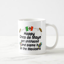 Tasse de café drôle de Cinco De Mayo