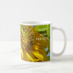 TASSE DE CAFÉ HEUREUSE DE FLEUR DU SOLEIL DE TOURN