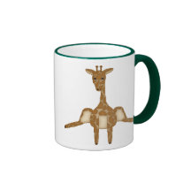 Tasse de café mignonne de girafe