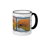 Tasse de caïque gonflée par blanc coloré