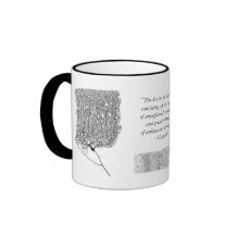 Tasse de Cajal avec la cellule de Purkinje