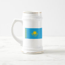 Tasse de carte de ~ de drapeau de Kazakhstan