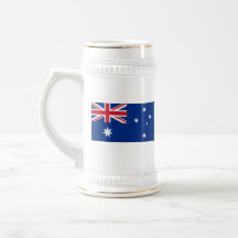 Tasse de carte de ~ de drapeau de l'Australie