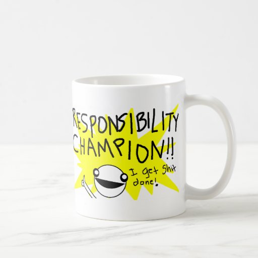 Tasse de champion de responsabilité