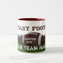 Tasse de champion du football d'imaginaire