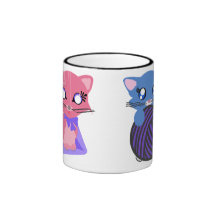 Tasse de chatons de Rosie et de Skye- Toon