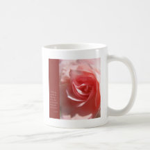 Tasse de citation d'Anais Nin dans le rose
