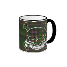 Tasse de crâne de tartan de tonnelier
