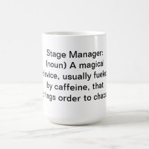 Tasse de définition de régisseur