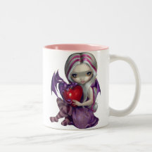 Tasse "de dragon de Valentine"