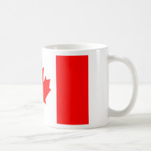Tasse de drapeau du Canada