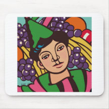 Tasse de fruit tapis de souris