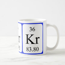 Tasse de l'élément 36 - krypton