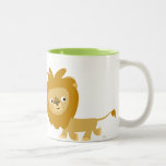 Tasse de marche de lion de bande dessinée mignonne tasses