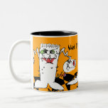 Tasse de monstre de bande dessinée de Halloween