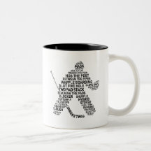 Tasse de Netminder d'hockey