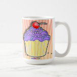 TASSE de PETIT GÂTEAU de PÊCHE givrée par raisin, 