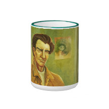 Tasse de portrait d'homme de style de Vincent van 