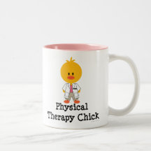 Tasse de poussin de physiothérapie