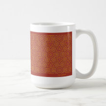 Tasse de regard de tuile de terre cuite d'hexagone