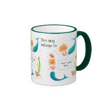 Tasse de sonnerie de sirènes à personnaliser