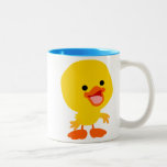 Tasse de sourire mignonne de caneton de bande dess tasses