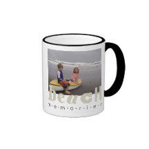 tasse de souvenirs de plage