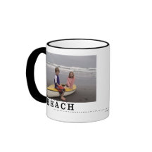 tasse de souvenirs de plage