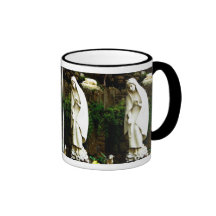 Tasse de statue de jardin de Vierge Marie