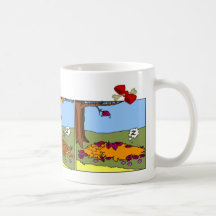 Tasse de teckel : Chute
