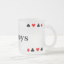 TASSE de TISONNIER en verre givré