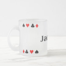 TASSE de TISONNIER en verre givré