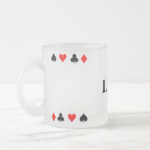 TASSE de TISONNIER en verre givré