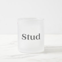 TASSE de TISONNIER en verre givré