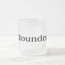 TASSE de TISONNIER en verre givré