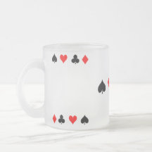 TASSE de TISONNIER en verre givré