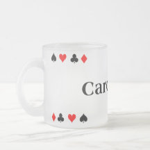TASSE de TISONNIER en verre givré